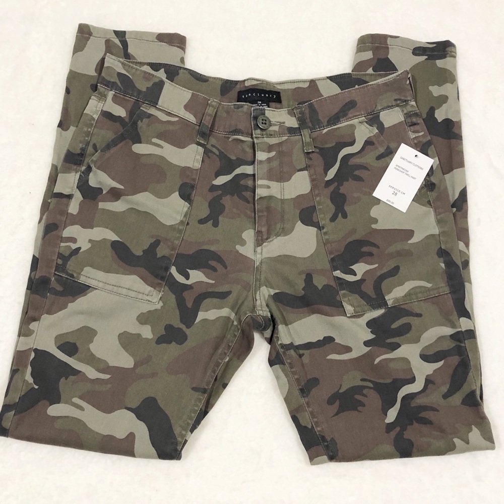 Sanctuary Pork chop camo twill pant